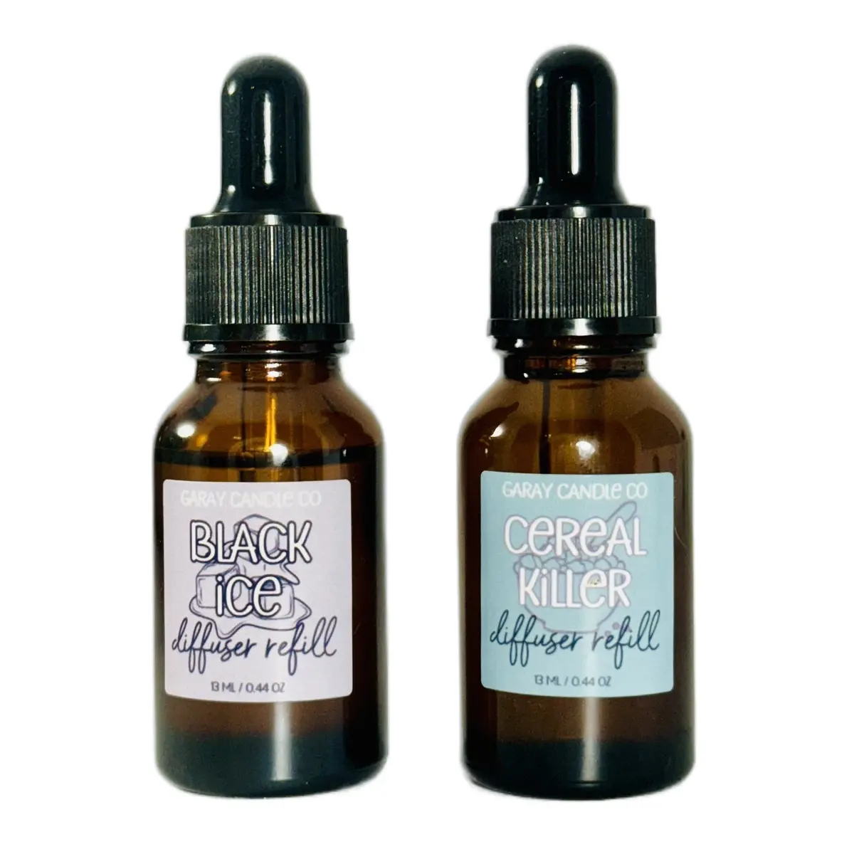 Reusable 0.44 fl oz Hanging Car Diffuser Refill Bottles, 2-Use Car Deodorizer Aromatherapy Refill Fragrance Set, Home Fragrance Accessory for Scent Needs, Car Aromatherapy Refill