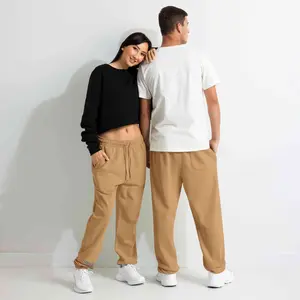 BC Urban Heavyweight Fleece Sweatpants - Fitted Plain Casual Minimalist Urban Fashion Below Ankle All Seasons 80% Cotton 20% Recycled Polyester
