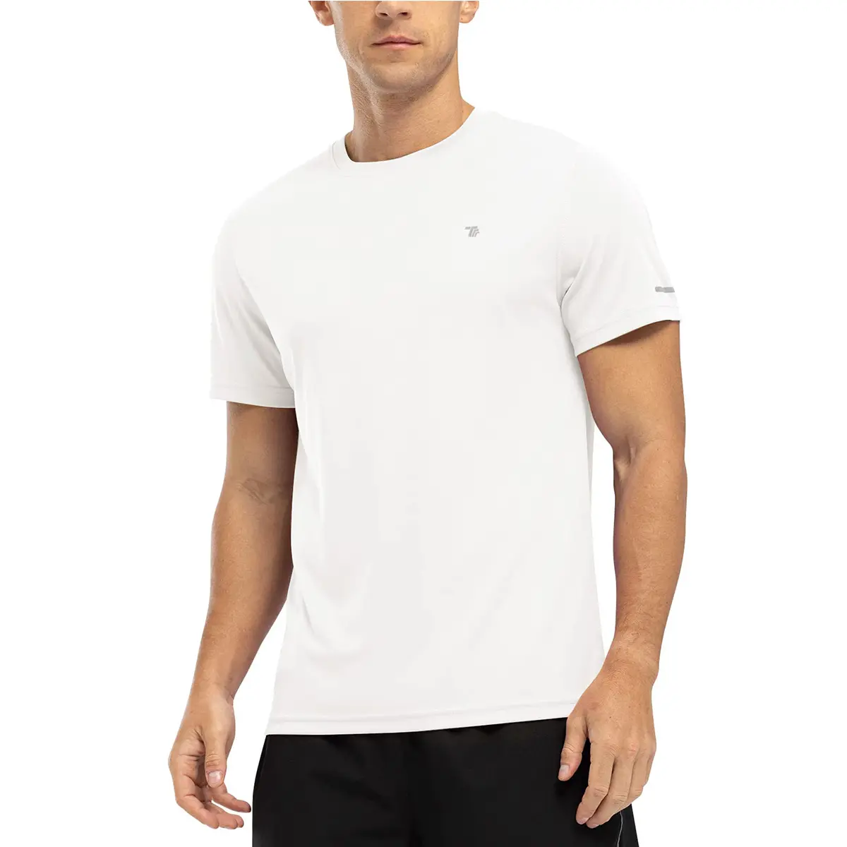 Men's Hiking Shirts Short Sleeve Athletic Dry Fit Waterproof Shirts Running Gym Active Performance T Shirts