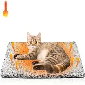Self-Warming Bed with Heat Retention - Ultra-Soft Non-Slip Pet Bed with Detachable Cover, All-Season Indoor/Outdoor Use, Machine Washable - for s, Dogs, Cats - Ideal For Elderly Pets & Cold , Plush Polyester, Durable Pet Furniture, Elderly Pets