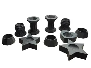 Pack of 10 Black Marbles Displays for 5/8" to 1" Marbles lot 8814