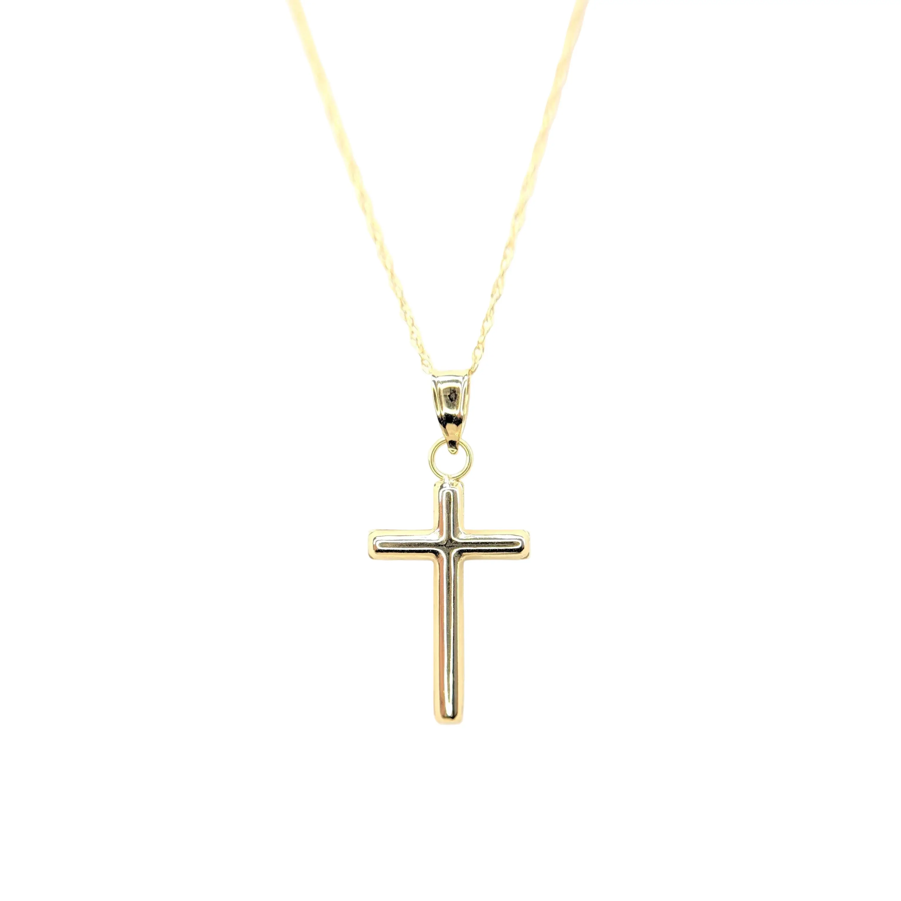 Cross Necklace 14k Yellow Gold