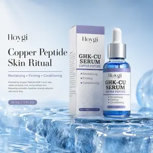 GHK-CU Serum Copper Peptide, 30mL Revitalizing Face Serum, Lightweight Fast-Absorbing Skin Care Drops for Firming, Conditioning, Hydration Support, Daily Morning & Night Facial Routine