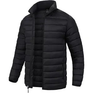 Men Puffer Jacket Packable Lightweight Winter Jackets Coats Outdoor Waterproof Insulated Jackets