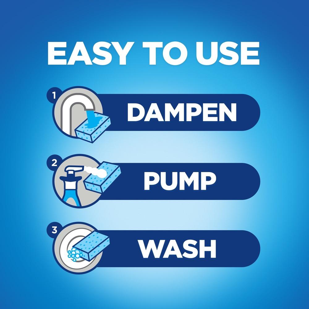 Dish Soap Foam Liquid Grease Remover 5X Absorption Fresh Rapids Clean Powerful Suds No Rinse Needed Easy Dishwashing 915mL