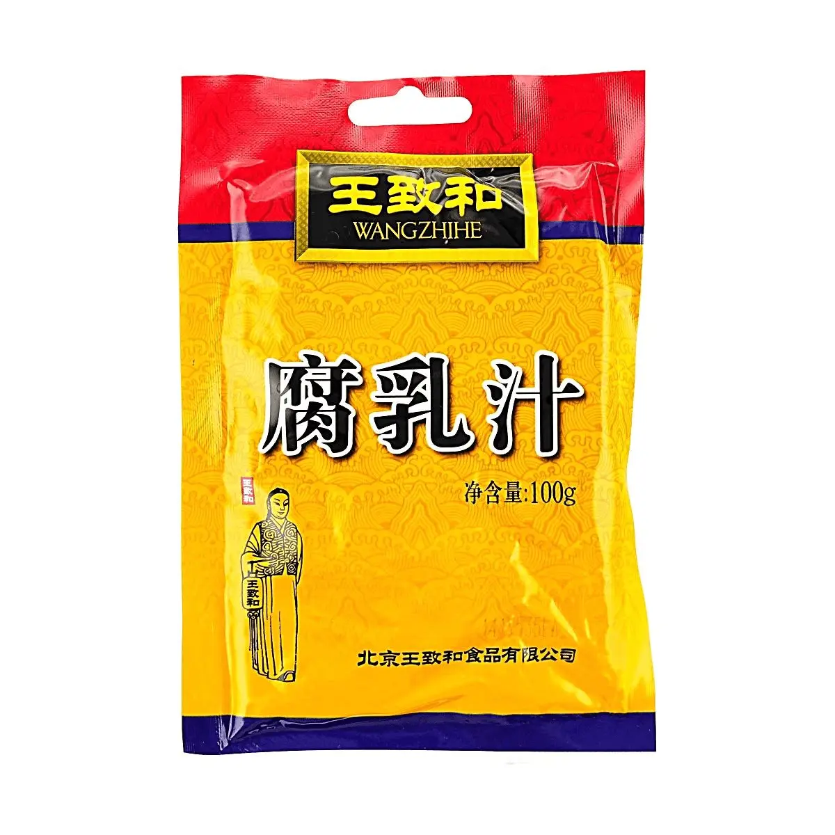 WANGZHIHE Fermented Bean Curd Sauce 100g - Authentic Red Braised Pork Seasoning & Hot Pot Dipping Sauce