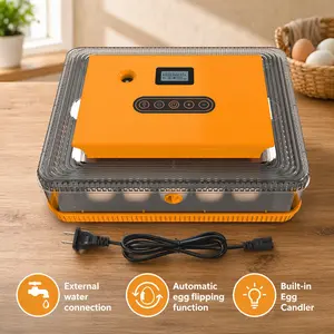25 Egg Incubator for Hatching Eggs,Automatic Egg Turning and Humidity Control, with Automatic Water Serving,360° View Poultry Incubator for Hatching Chicken Duck Quail Parrot