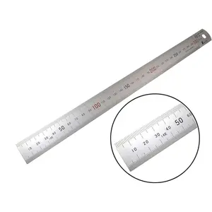 H101-C 300 mm Rigid "Zero Glare" Metric Machinist Ruler/Rule Scale .5 mm & mm Markings