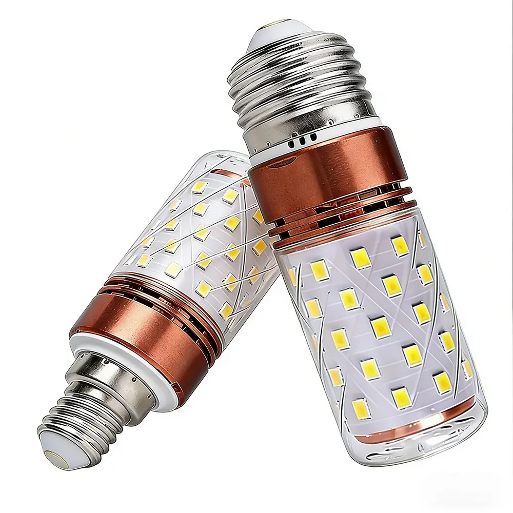 E27/e14 LED Corn Bulb, Anti-Flicker Constant Current, Super Bright Dual Color 60 Leds, Energy Saving Three-Color Changing Lamp, Led Light Bulbs