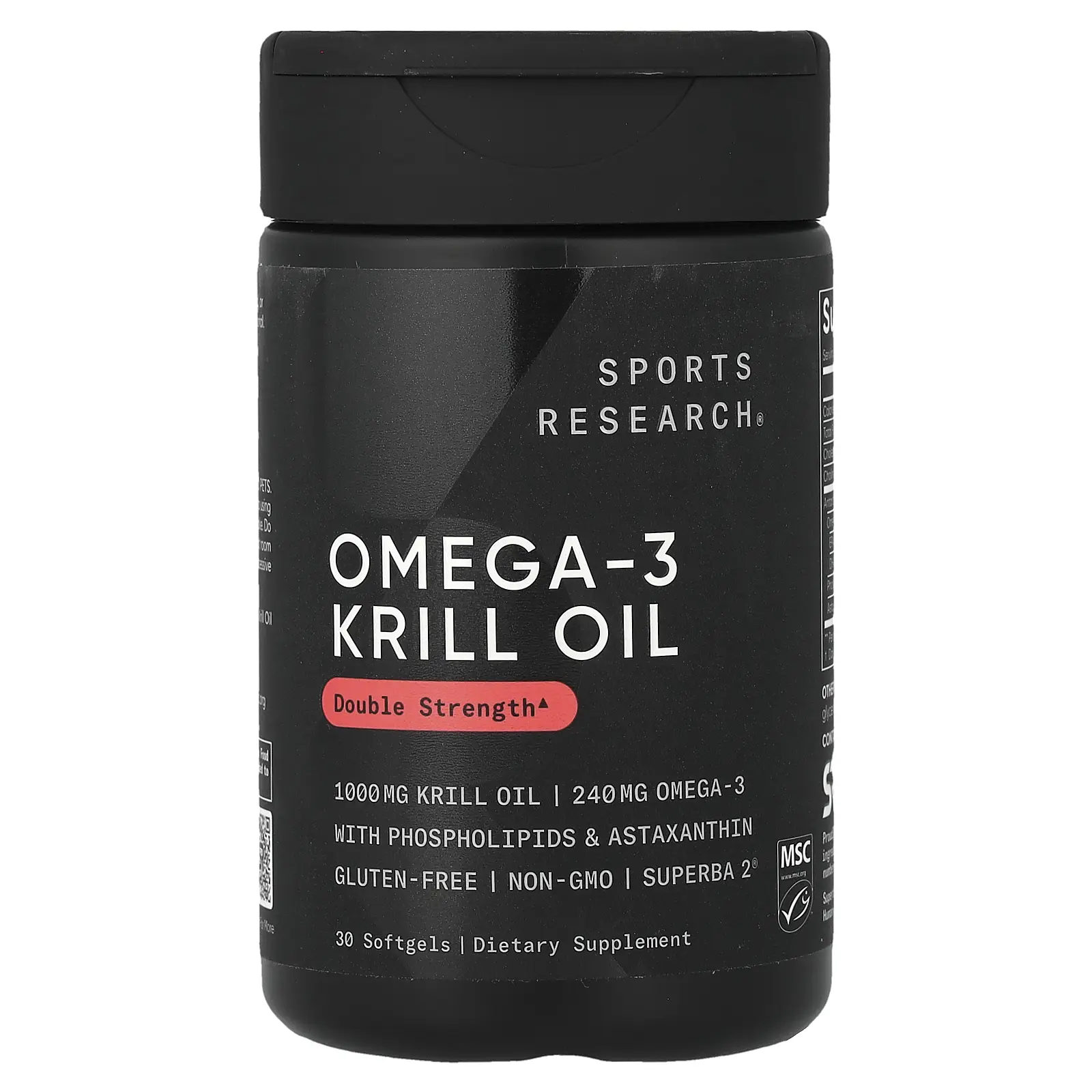 Sports Research Omega-3 Krill Oil, 30 Softgels