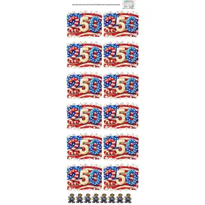 250 Years and Counting 60x22" DTF Ready to Ship Gang Sheet