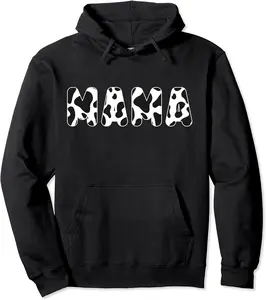 Cow Mama Birthday Family Matching Farm Mothers Day Boy Girl Pullover Hoodie - Lydiagarcia Shop 82B0C3ZDS9JB