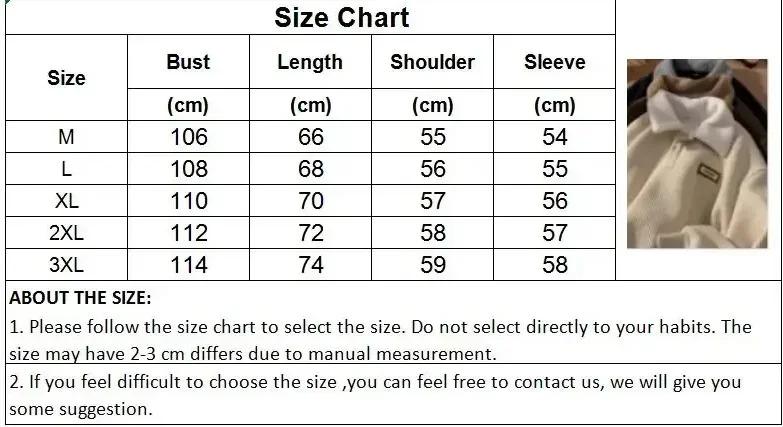 2026 NEW Corduroy Polo collar sweater couple autumn and winter style Fleece Lined simple fashion Polo Pullover Comfort Long Sleeve 2026 NEW Corduroy Polo collar sweater couple autumn and winter style Fleece Lined simple fashion Polo Pullover Comfort Long Sleeve