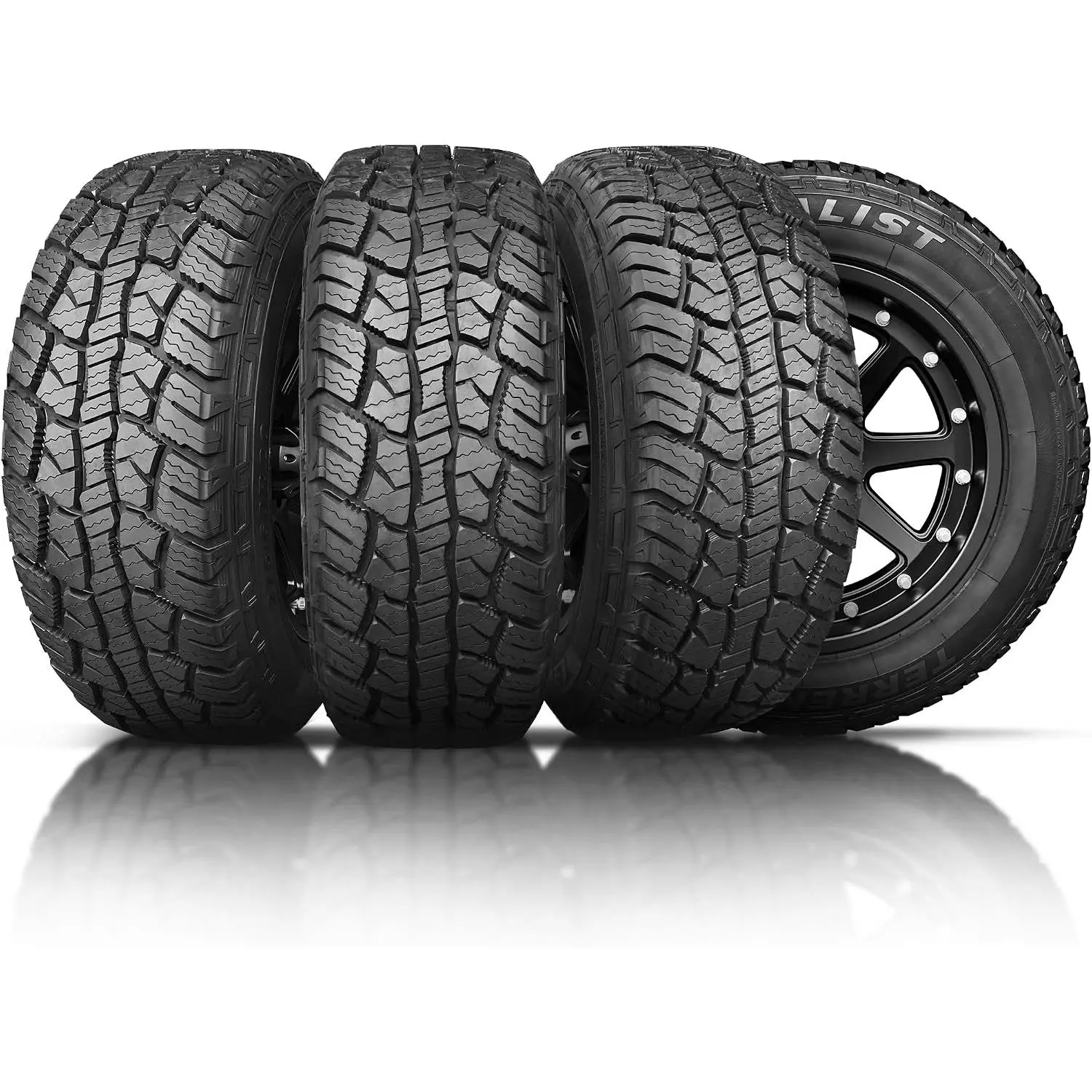 Set of 4 Finalist Terreno A/T 235/70R16 106T SUV All Terrain Tire | All Season,3 Year Road Hazard Warranty UTQG 520AB (Tire Only)