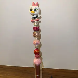 Duck Cute Fancy Pen with Adorable Beaded Design and Vibrant Colors for Kids and Collectors