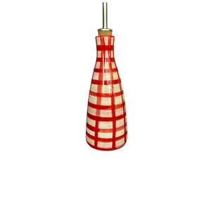 Vaisselle Oily Baby Oil Dispenser in Nude & Poppy Red