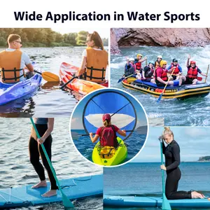 Ice sailing folding sail - green canvas with control strap, can improve downwind speed, suitable for kayak/canoe/sailboat accessories, durable and easy to operate, suitable for all skill levels, sailboat accessories