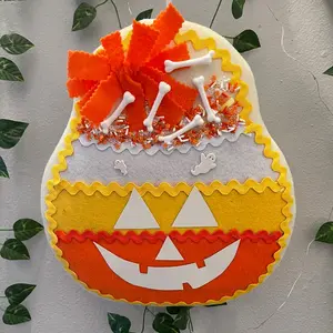Candy Corn Candy Bucket Wreath Attachment, Candy Corn Attachment, Candy Corn, Wall Decor, Door Decor Decoration
