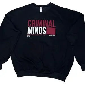 Criminal Minds Logo Crewneck Sweatshirt – Cozy Graphic Pullover, Retro TV Show Fan Apparel for Men Women Casual Streetwear
