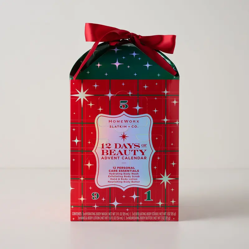 HomeWorx by Slatkin + Co. 12 Days of Lux Personal Care Advent Calendar