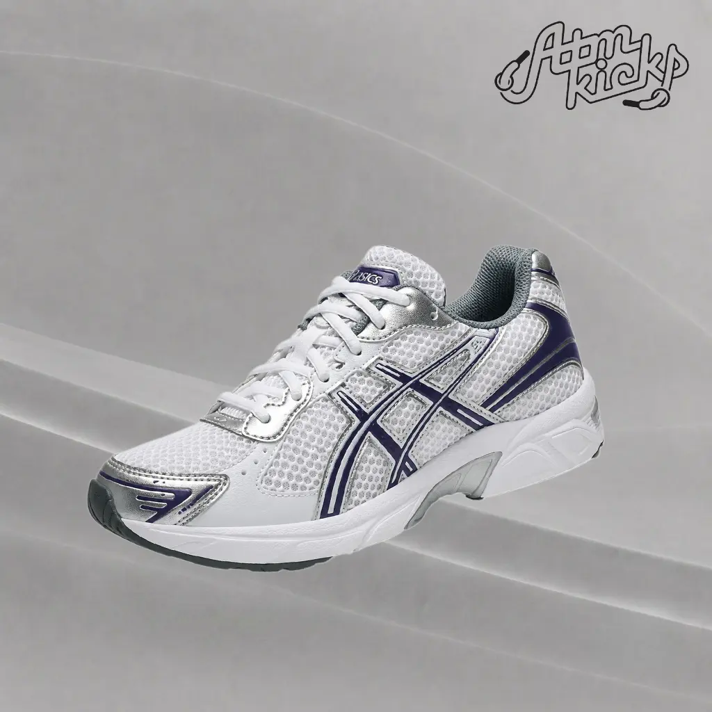 ASICS Gel-1130 White Dusty Purple (Women's) 1202A164-122 Authentic Shoes Footwear Sneaker Trainer Comfortable Walking Fashion Trending Gift