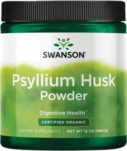 Swanson Psyllium Husk Powder - Certified Organic 12 oz Pwdr