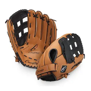 Champion Sports  14.5 in. Fielders Glove, Brown & Black