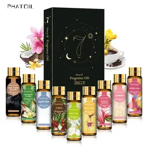 PHATOIL New Arrivals Fragrance Oils 10ML*9PCS Home Diffuser DIY Projects Candle Soaps House Aroma Popular Scents Gift Set Aromatic Sage