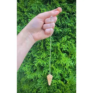 Orange Selenite Pendulum