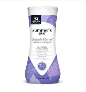 Summer’s Eve Feminine Wash, Delicate Blossom, Daily pH-Balanced Body Wash for Women, Feminine Care to Remove Vaginal Odor, Gynecologist Tested, 15 Fl Oz