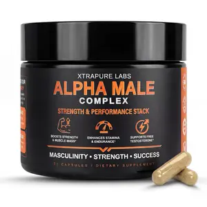 Alpha Male Complex – Strength & Performance Stack | Fadogia Agrestis & Epimedium | 30 Capsules
