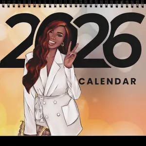 2026 Positive Affirmations Wall Calendar Stationery Planner Notebook