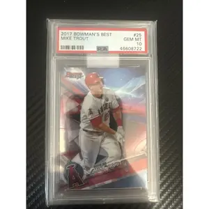 2017 Bowmans Best - Mike Trout #25 PSA 10