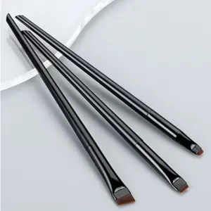 3pcs Makeup Brush Set,Blade eyeliner brush fine oblique head eyebrow brush outline eyeliner ultra-thin eye shadow brush makeup brush Black Friday
