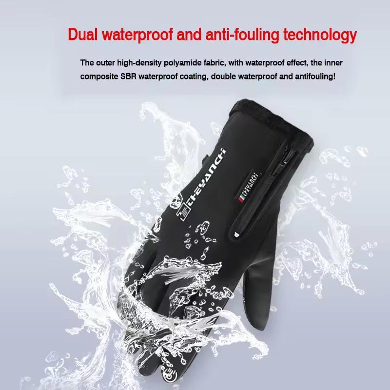 Winter Gloves Waterproof Thermal Touch Screen Windproof Warm Gloves for Cold Weather Running Sports Hiking Ski Gloves Football Gloves Receiver Doom White Moto Gloves Black