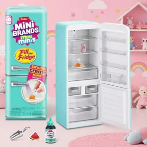 Mini Brands Fill The Fridge Playset w/UV Light by , Collectibles, DIY, Resin Play, Exclusive Recipe, NOT Edible, 8+
