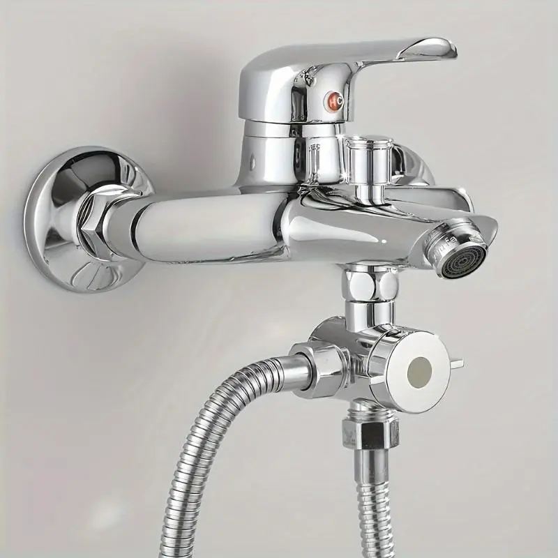 Upgrade Your Shower System With This Universal Adjustable Flow Control Shower Arm Diverter Valve!