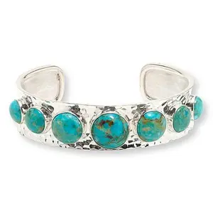 Mine Finds by Jay King Turquoise Kingman Sterling Silver Cuff