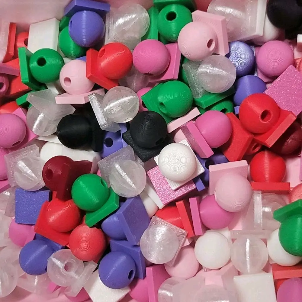 3D Printed Flat Back Beads, Beading Supplies, Beads and Accessories for Beaded Pen Crafting