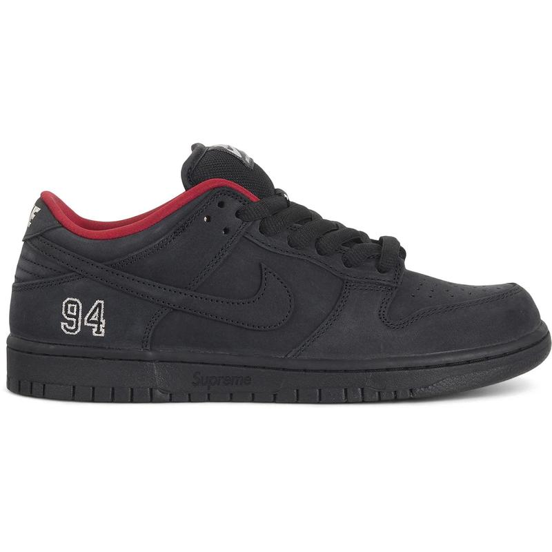 657117 Nike SB Dunk Low Supreme 94 Black