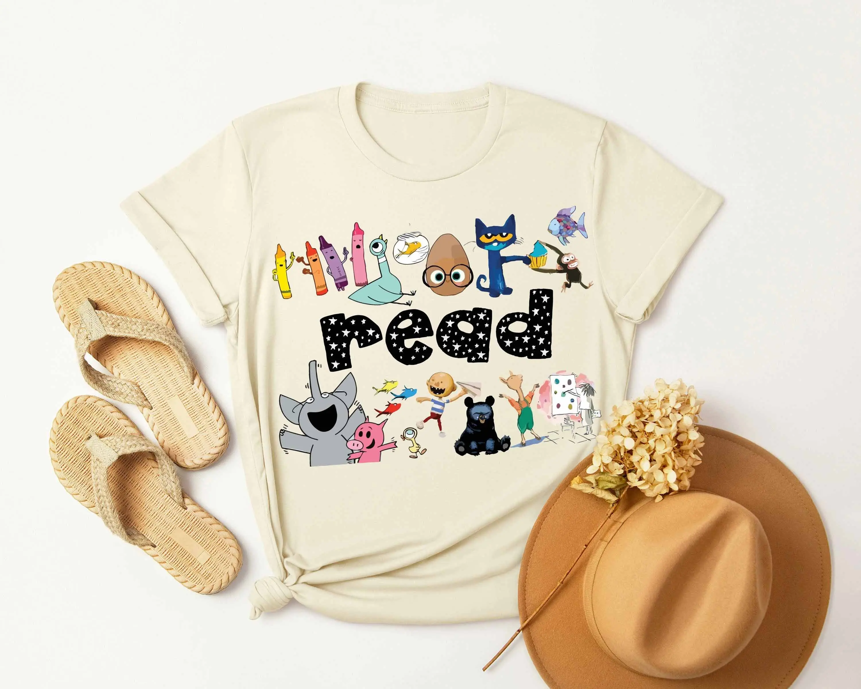 Read Children's Books Teacher T-shirt, Teacher Life Shirt, Teacher Shirt, Kindergarten Shirt Gift for Teacher