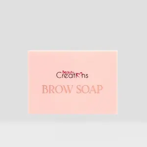 Beauty Creations Brow Soap - Colorless Formula for Fluffy Brows, Instant Thickening, Locks in Place, Best Used When Wet, 3 Easy Steps for Perfect Styling