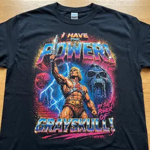 HeMan I Have The Power Tee | Vintage 80s Cartoon Masters of the Universe Shirt