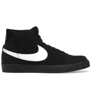 Nike Men's SB Zoom Blazer Mid Black White Skateboarding Shoes, from StockX