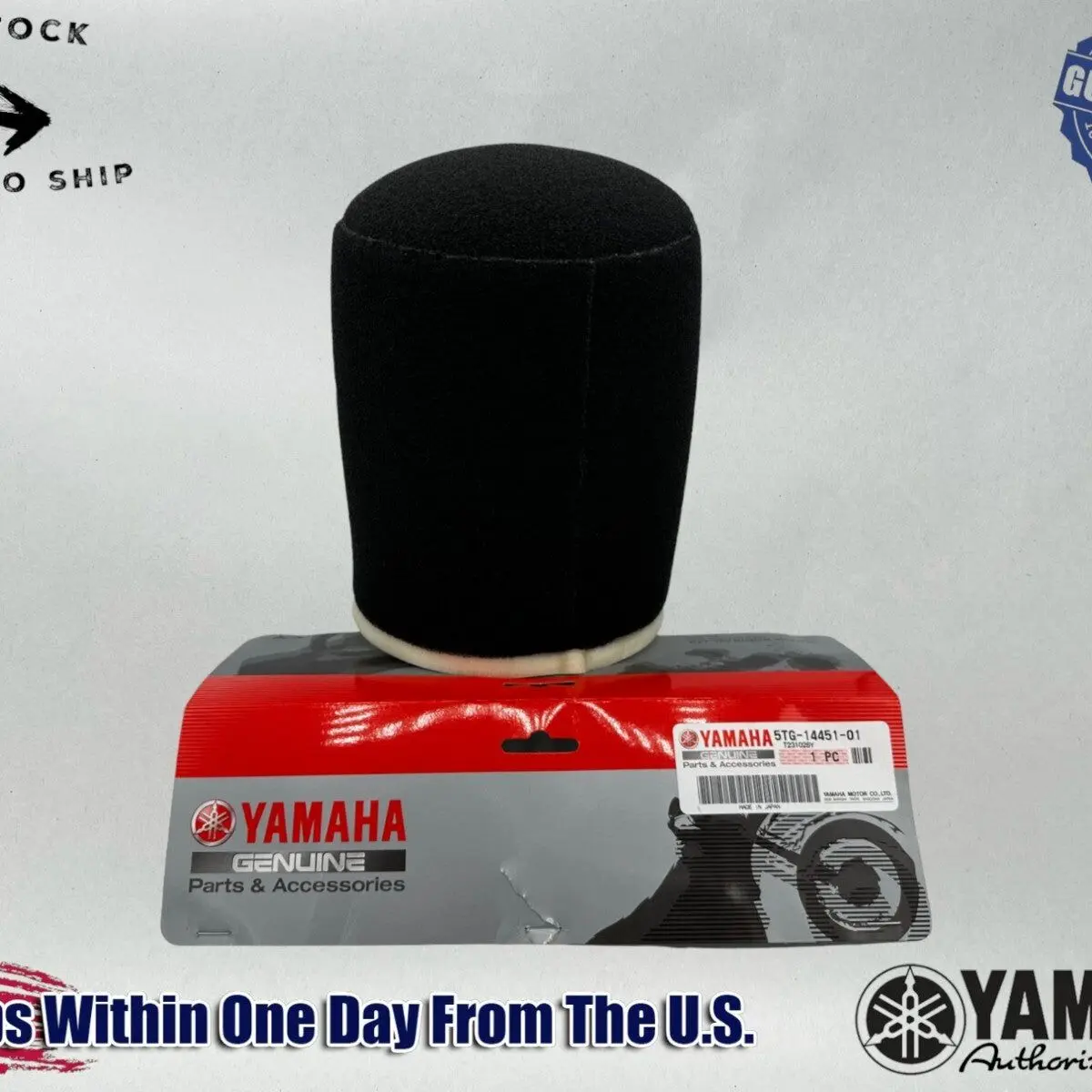 Yamaha Genuine OEM Authentic Air Filter 5TG-14451-01-00