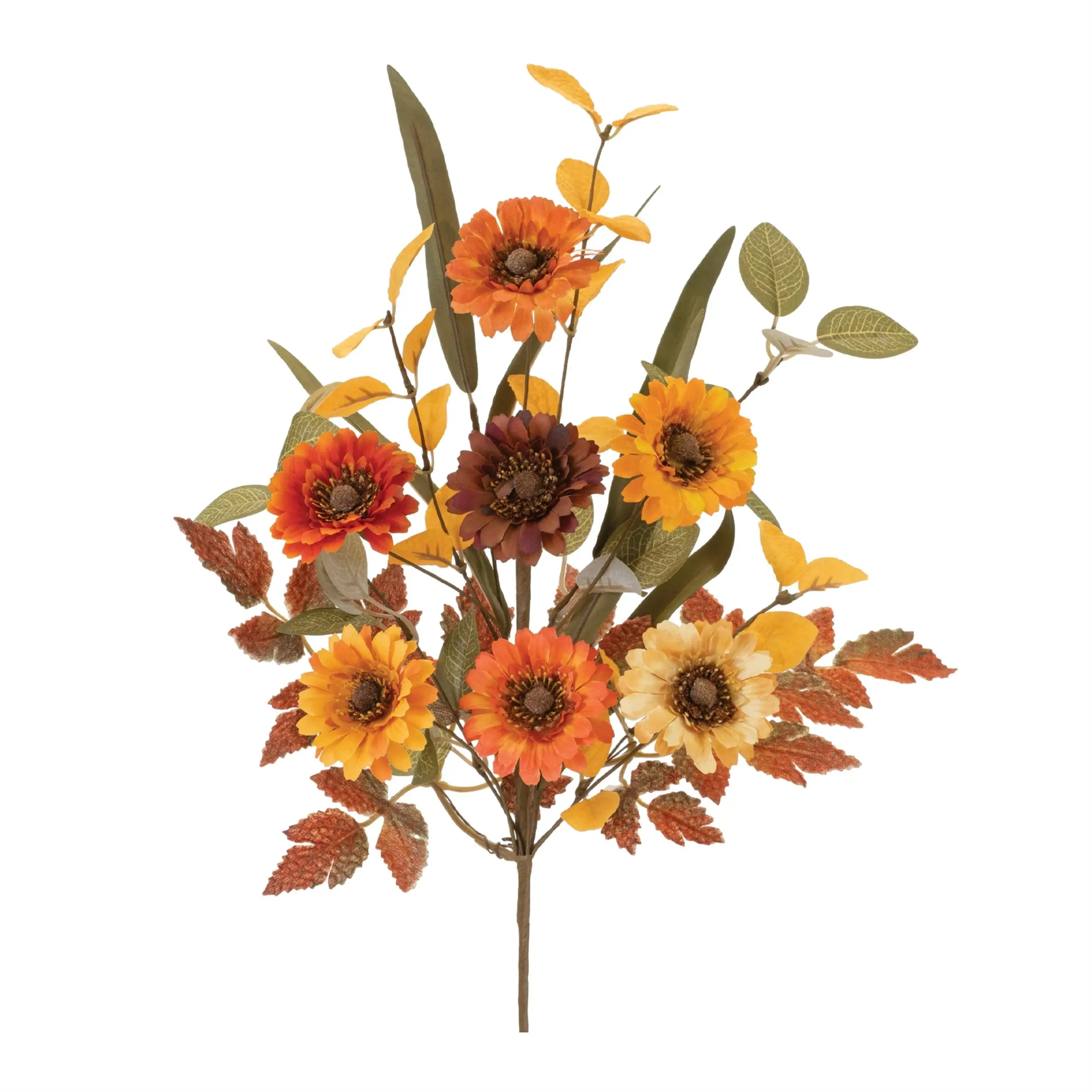 Mixed Gerbera Daisy Spray 19"H (Set of 4)