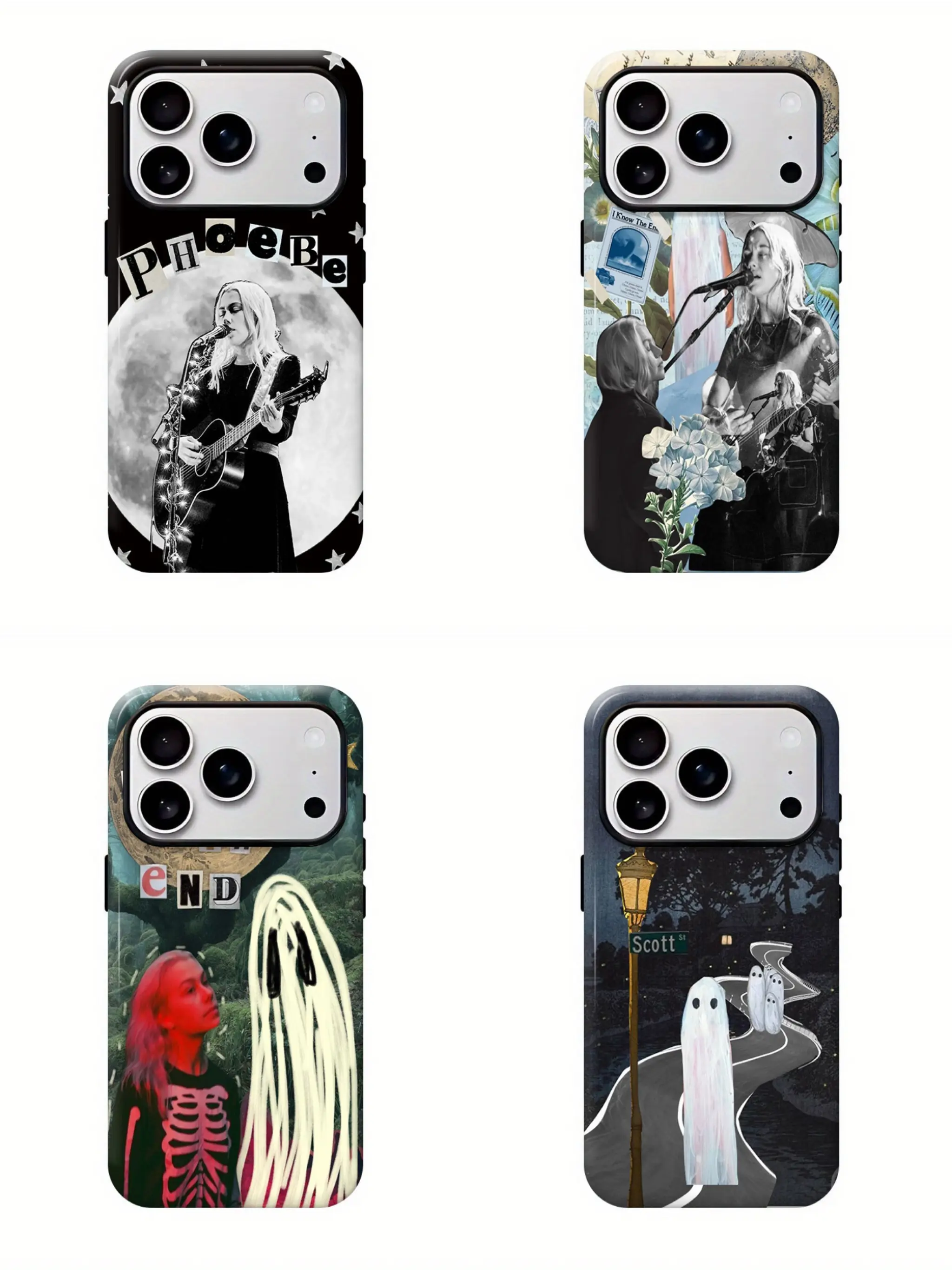 PhOebe Bridgers Trend Indie Folk Aesthetic Phone Case, Ideal Gift for Loved Ones, For iPhone 17 Pro Max 16 15 14 13 12 11Plus Pro Max/X/XS/XR