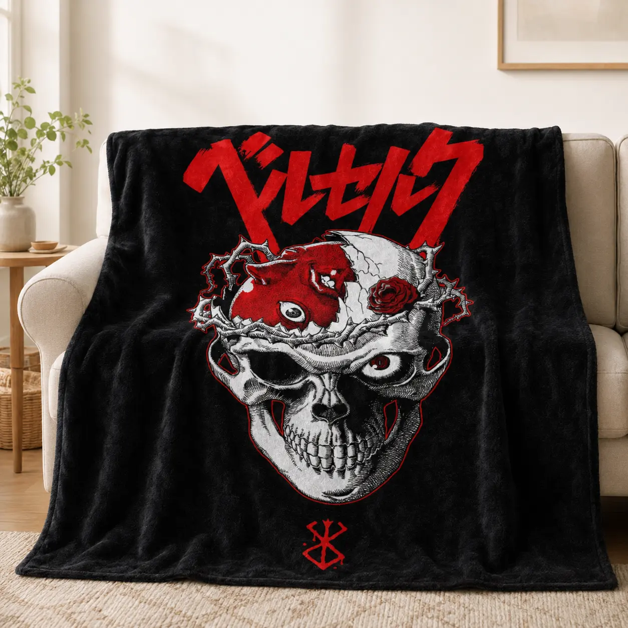 Cozy Printed Flannel Throw Blanket - Ultra Soft Fuzzy Microfiber Plush Blankets for Couch, Bed & Sofa, Aesthetic Cute Fleece Blankets for Gift