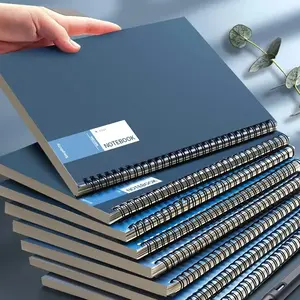 4 Pack A5 Spiral Notebooks, Matte College Style, Random Colors Available, Thick Paper, Ideal for Office & School Use, Perfect Gift Choice