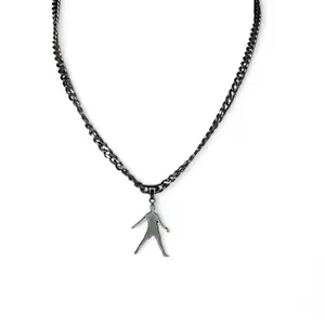 CRISTIANO RONALDO PENDANT AND NECKLACE - STAINLESS STEEL